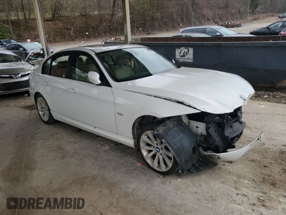2011 BMW 3 Series 328i with VIN WBAPH7C5XBE676997, listed as a Copart auction lot 49093495 with Not provided miles and Clean title. Bid and sale history available at DreamBid. Image 4.