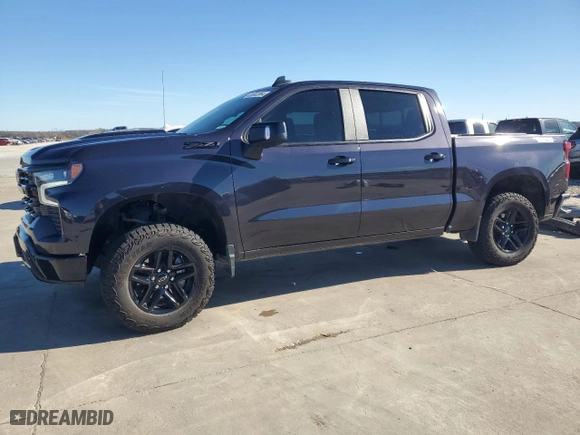 2024 Chevrolet Silverado 1500 LT Trail Boss with VIN 3GCUDFED8RG326089, listed as a Copart auction lot 86648964 with 10,983 mi miles and Clean Title. Bid and sale history available at carsss.com. Image 1.