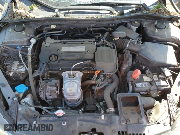 2014 Honda Accord LX with VIN 1HGCR2F34EA012395, listed as a Copart auction lot 52552495 with 104,586 mi miles and Salvage Title. Bid and sale history available at carsss.com. Image 12.