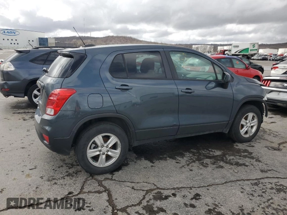 2021 Chevrolet Trax LS with VIN KL7CJNSM5MB377101, listed as a Copart auction lot 47637515 with 48,770 mi miles and Salvage Title. Bid and sale history available at carsss.com. Image 3.