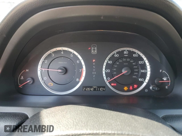2011 Honda Accord EX-L with VIN 1HGCP3F81BA006931, listed as a Copart auction lot 54868085 with 212,648 mi miles and Salvage title. Bid and sale history available at DreamBid. Image 9.