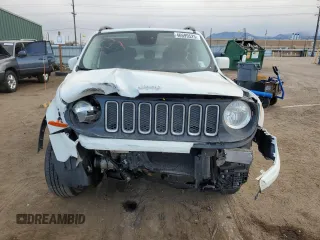 2017 Jeep Renegade Latitude with VIN ZACCJBBB5HPE43951, listed as a Copart auction lot 46699525 with 55,751 mi miles and Salvage Title. Bid and sale history available at carsss.com. Image 5.