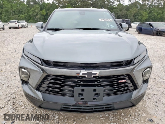 2024 Chevrolet Blazer RS with VIN 3GNKBERS0RS138137, listed as a Copart auction lot 57655375 with 14,997 mi miles and Clean title. Bid and sale history available at DreamBid. Image 5.