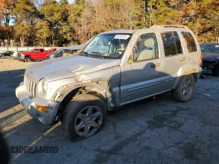 2004 Jeep Liberty Limited with VIN 1J4GK58K24W174385, listed as a Copart auction lot 82787014 with 72,109 mi miles and Salvage Title. Bid and sale history available at DreamBid. Image 1.