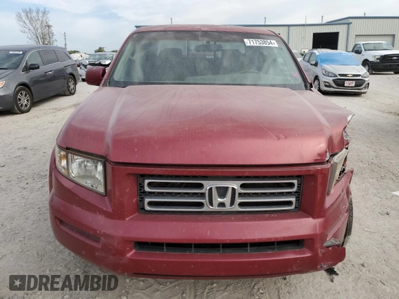2006 Honda Ridgeline RTS with VIN 2HJYK16466H529014, listed as a Copart auction lot 71753854 with 169,432 mi miles and Salvage Title. Bid and sale history available at carsss.com. Image 5.