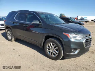 2020 Chevrolet Traverse LT Leather with VIN 1GNEVHKW7LJ100271, listed as a Copart auction lot 88005255 with 53,682 mi miles and Salvage Title. Bid and sale history available at carsss.com. Image 4.