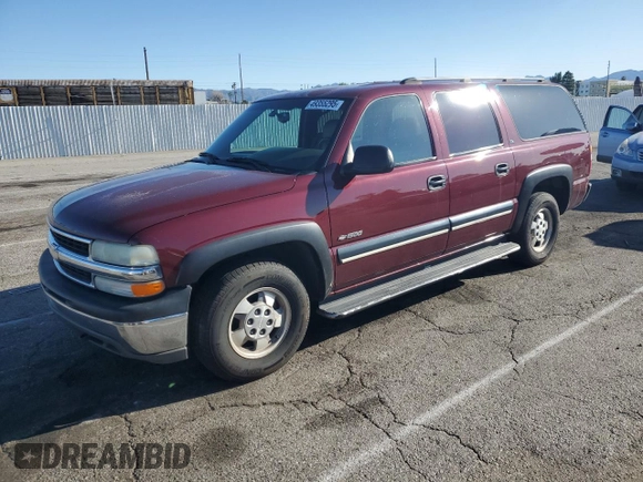 2000 Chevrolet Suburban LT with VIN 3GNFK16T4YG147769, listed as a Copart auction lot 49355295 with 267,164 mi miles and Clean Title. Bid and sale history available at carsss.com. Image 1.