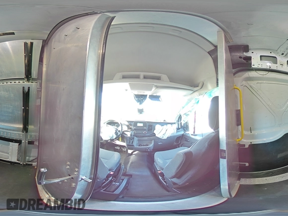 2020 Ford Transit Cargo with VIN 1FTBW3X89LKB13278, listed as a Copart auction lot 77077524 with 28,382 mi miles and Salvage Title. Bid and sale history available at DreamBid. Image 14.
