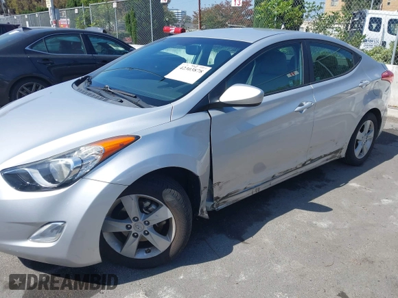 2012 Hyundai Elantra Limited with VIN KMHDH4AE0CU285772, listed as a IAAI auction lot 42303878 with Not provided miles and . Bid and sale history available at DreamBid. Image 6.