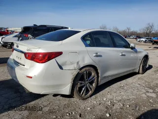 2017 Infiniti Q50 Sport z VIN JN1EV7AP8HM741578, wystawiony jako Copart lot #80983874 z przebiegiem 54 501 mil mil oraz Szkoda całkowita • Salvage title. Historia ofert i sprzedaży dostępna na DreamBid. Obrazek 3.