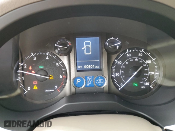 2017 Lexus GX 460 with VIN JTJJM7FX2H5173021, listed as a Copart auction lot 61395515 with 60,601 mi miles and Salvage title. Bid and sale history available at DreamBid. Image 9.