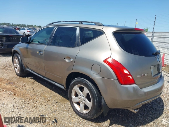 2003 Nissan Murano SL with VIN JN8AZ08T33W108417, listed as a IAAI auction lot 41838356 with 272,106 mi miles. Bid and sale history available at carsss.com. Image 3.