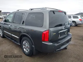 2007 Infiniti QX56 with VIN 5N3AA08C67N801662, listed as a IAAI auction lot 41546614 with 188,056 mi miles. Bid and sale history available at carsss.com. Image 3.