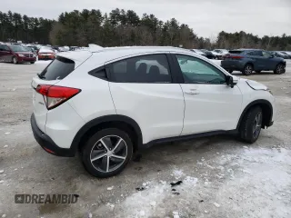 2022 Honda HR-V EX with VIN 3CZRU6H57NM774811, listed as a Copart auction lot 46120225 with 12,321 mi miles and Salvage Title. Bid and sale history available at carsss.com. Image 3.