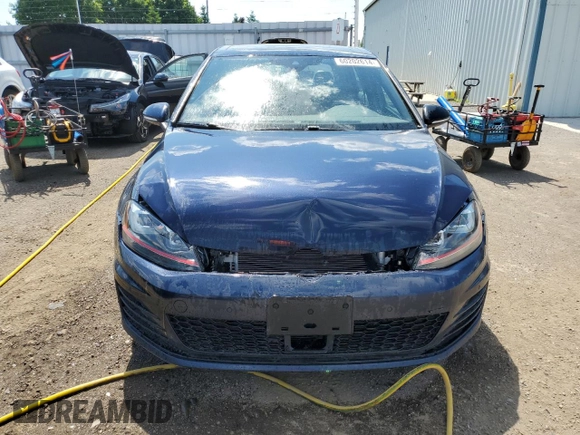 2017 Volkswagen Golf GTI S with VIN 3VW4T7AU9HM052039, listed as a Copart auction lot 60202614 with 103,626 mi miles and Salvage Title. Bid and sale history available at carsss.com. Image 5.