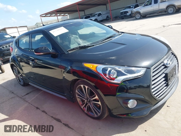 2016 Hyundai Veloster Turbo z VIN KMHTC6AE7GU255020, wystawiony jako IAAI lot #42720287 z przebiegiem 89 629 mil mil oraz . Historia ofert i sprzedaży dostępna na DreamBid. Obrazek 1.