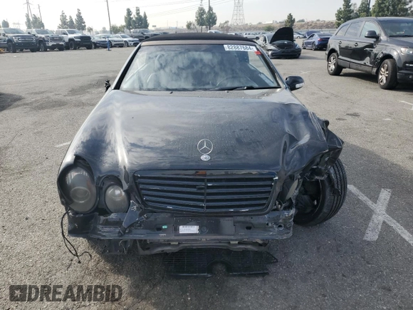 2002 Mercedes-Benz CLK 55 AMG with VIN WDBLK74G62T106105, listed as a Copart auction lot 82887684 with Not Provided miles and Salvage Title. Bid and sale history available at DreamBid. Image 5.