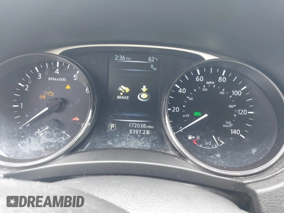 2016 Nissan Rogue SL with VIN 5N1AT2MV9GC820904, listed as a IAAI auction lot 42213220 with 172,038 mi miles and . Bid and sale history available at DreamBid. Image 7.