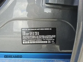 2024 BMW i4 eDrive40 z VIN WBY73AW0XRFS98892, wystawiony jako Copart lot #56057495 z przebiegiem 24 943 mil mil oraz Tytuł czysty. Historia ofert i sprzedaży dostępna na DreamBid. Obrazek 12.