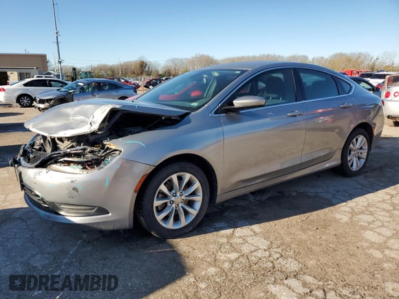 2016 Chrysler 200 LX with VIN 1C3CCCFB3GN195477, listed as a Copart auction lot 81224444 with 102,906 mi miles and Salvage Title. Bid and sale history available at carsss.com. Image 1.