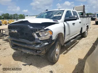 2022 Ram 2500 Tradesman with VIN 3C6UR5HJ4NG398616, listed as a Copart auction lot 52015535 with 61,189 mi miles and Salvage Title. Bid and sale history available at carsss.com. Image 1.