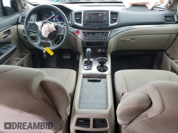 2019 Honda Pilot LX with VIN 5FNYF5H12KB015096, listed as a Copart auction lot 48802345 with 94,445 mi miles and Salvage Title. Bid and sale history available at DreamBid. Image 8.