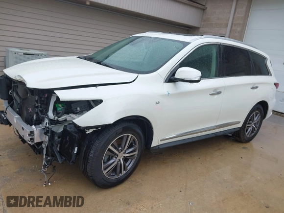 2019 Infiniti QX60 Luxe z VIN 5N1DL0MM6KC506158, wystawiony jako IAAI lot #42316181 z przebiegiem 81 211 mil mil oraz . Historia ofert i sprzedaży dostępna na DreamBid. Obrazek 18.
