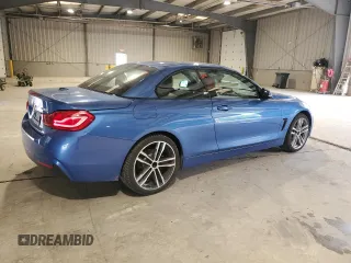 2019 BMW 4 Series 430i xDrive with VIN WBA4Z3C51KEF31360, listed as a Copart auction lot 52500085 with 55,753 mi miles and Salvage title. Bid and sale history available at DreamBid. Image 3.