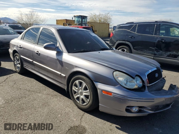 2005 Hyundai Sonata GL with VIN KMHWF25H45A181992, listed as a Copart auction lot 46106585 with 94,264 mi miles and Salvage Title. Bid and sale history available at carsss.com. Image 4.