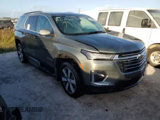 2022 Chevrolet Traverse LT Leather with VIN 1GNERHKW9NJ105351, listed as a Copart auction lot 76105104 with 0 mi miles and Salvage Title. Bid and sale history available at carsss.com. Image 4.