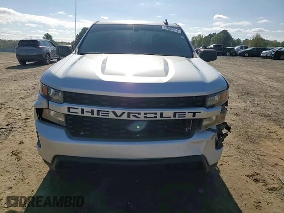 2020 Chevrolet Silverado 1500 Custom with VIN 1GCRWBEH7LZ248973, listed as a Copart auction lot 79265804 with 82,755 mi miles and Salvage Title. Bid and sale history available at carsss.com. Image 10.