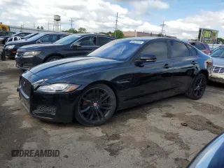 2016 Jaguar XF 35t Prestige with VIN SAJBK4BV6GCY15011, listed as a Copart auction lot 56533024 with 103,529 mi miles and Salvage Title. Bid and sale history available at carsss.com. Image 1.