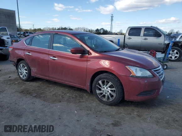 2015 Nissan Sentra SL with VIN 3N1AB7AP1FY348085, listed as a Copart auction lot 47015205 with 159,252 mi miles and Salvage Title. Bid and sale history available at DreamBid. Image 4.