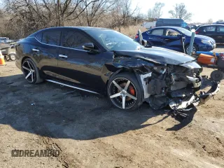 2020 Nissan Maxima Platinum with VIN 1N4AA6FVXLC382344, listed as a Copart auction lot 45412945 with 35,809 mi miles and Salvage Title. Bid and sale history available at DreamBid. Image 4.