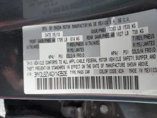 2016 Scion iA with VIN 3MYDLBZV4GY143506, listed as a IAAI auction lot 41744741 with Not Provided miles and . Bid and sale history available at DreamBid. Image 9.