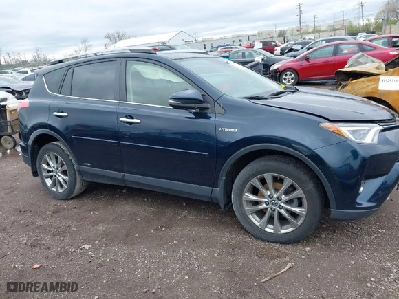 2017 Toyota RAV4 Hybrid Limited with VIN JTMDJREVXHD072464, listed as a IAAI auction lot 41921253 with 96,203 mi miles. Bid and sale history available at carsss.com. Image 13.