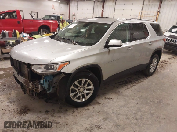 2018 Chevrolet Traverse LT Cloth with VIN 1GNEVGKW7JJ116736, listed as a IAAI auction lot 41695984 with 108,432 mi miles. Bid and sale history available at carsss.com. Image 17.