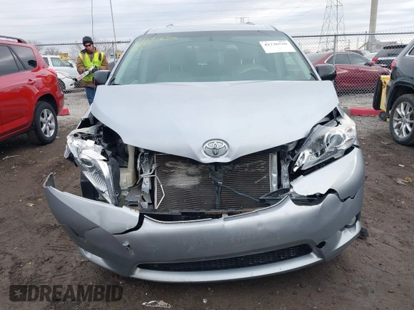 2013 Toyota Sienna XLE with VIN 5TDDK3DC7DS056599, listed as a IAAI auction lot 41736510 with 120,230 mi miles and . Bid and sale history available at DreamBid. Image 12.