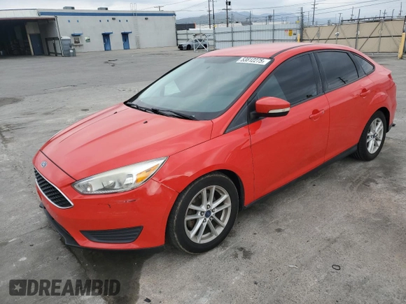 2016 Ford Focus SE with VIN 1FADP3F21GL210452, listed as a Copart auction lot 53812275 with 204,003 mi miles and Salvage Title. Bid and sale history available at carsss.com. Image 1.