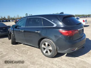 2016 Acura MDX with VIN 5FRYD3H23GB020588, listed as a Copart auction lot 86852534 with 168,552 mi miles and Salvage Title. Bid and sale history available at carsss.com. Image 2.
