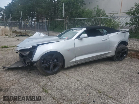 2019 Chevrolet Camaro 1LT with VIN 1G1FB3DSXK0154843, listed as a Copart auction lot 58226815 with Not provided miles and Clean title. Bid and sale history available at DreamBid. Image 1.