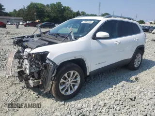 2019 Jeep Cherokee Latitude with VIN 1C4PJMCB0KD436553, listed as a Copart auction lot 59351155 with 115,046 mi miles and Salvage title. Bid and sale history available at DreamBid. Image 1.