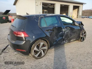2018 Volkswagen Golf GTI S with VIN 3VW547AU7JM278684, listed as a Copart auction lot 48867415 with 0 mi miles and Salvage Title. Bid and sale history available at carsss.com. Image 3.