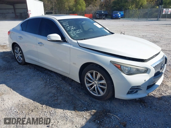 2017 Infiniti Q50 Premium with VIN JN1EV7AR2HM834338, listed as a IAAI auction lot 40992351 with 88,148 mi miles and . Bid and sale history available at DreamBid. Image 1.