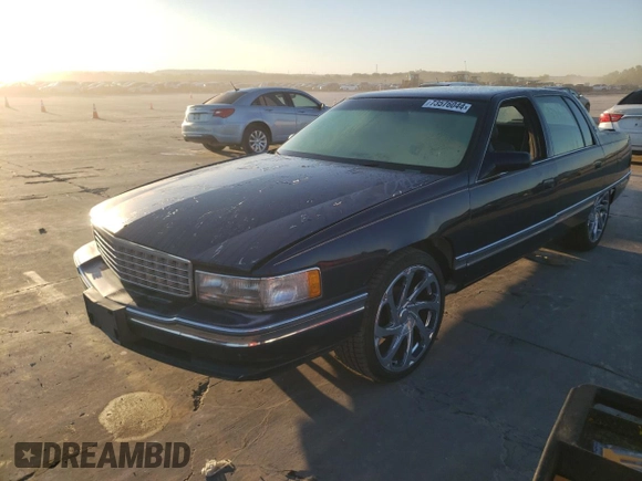 1994 Cadillac DeVille z VIN 1G6KD52B3RU283575, wystawiony jako Copart lot #73576044 z przebiegiem 133 977 mil mil oraz Czysty tytuł • Clean title. Historia ofert i sprzedaży dostępna na DreamBid. Obrazek 1.