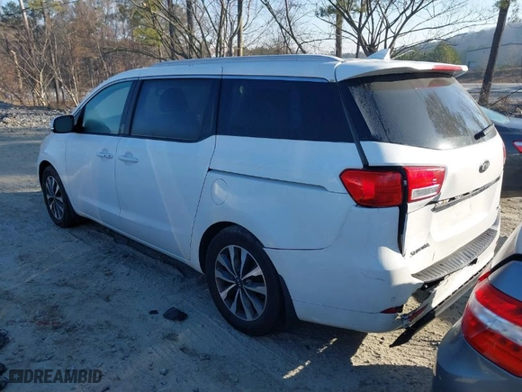 2015 Kia Sedona EX with VIN KNDMC5C13F6080216, listed as a IAAI auction lot 41654910 with 137,721 mi miles. Bid and sale history available at carsss.com. Image 3.