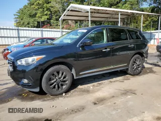 2013 Infiniti JX35 with VIN 5N1AL0MN5DC303289, listed as a Copart auction lot 72367814 with 201,540 mi miles and Salvage Title. Bid and sale history available at carsss.com. Image 1.