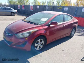 2014 Hyundai Elantra Limited with VIN 5NPDH4AE7EH480754, listed as a IAAI auction lot 40655335 with 125,162 mi miles. Bid and sale history available at carsss.com. Image 2.