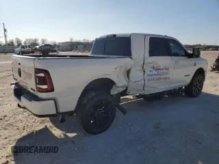 2024 Ram 2500 Laramie with VIN 3C6UR5NL0RG293017, listed as a Copart auction lot 85960304 with 7,347 mi miles and Salvage title. Bid and sale history available at DreamBid. Image 3.