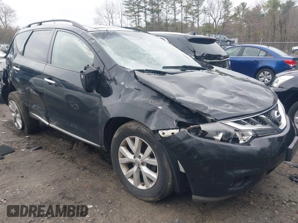 2011 Nissan Murano S with VIN JN8AZ1MW4BW160126, listed as a IAAI auction lot 42032136 with 138,372 mi miles and . Bid and sale history available at carsss.com. Image 1.